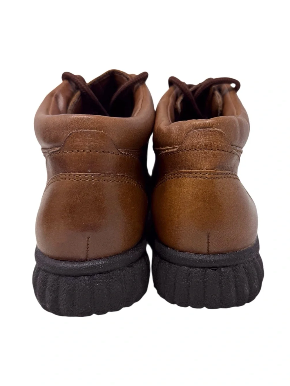 DR. Scholls brown Shelly Leather ankle chukka comfort boot women’s size 9 EUC